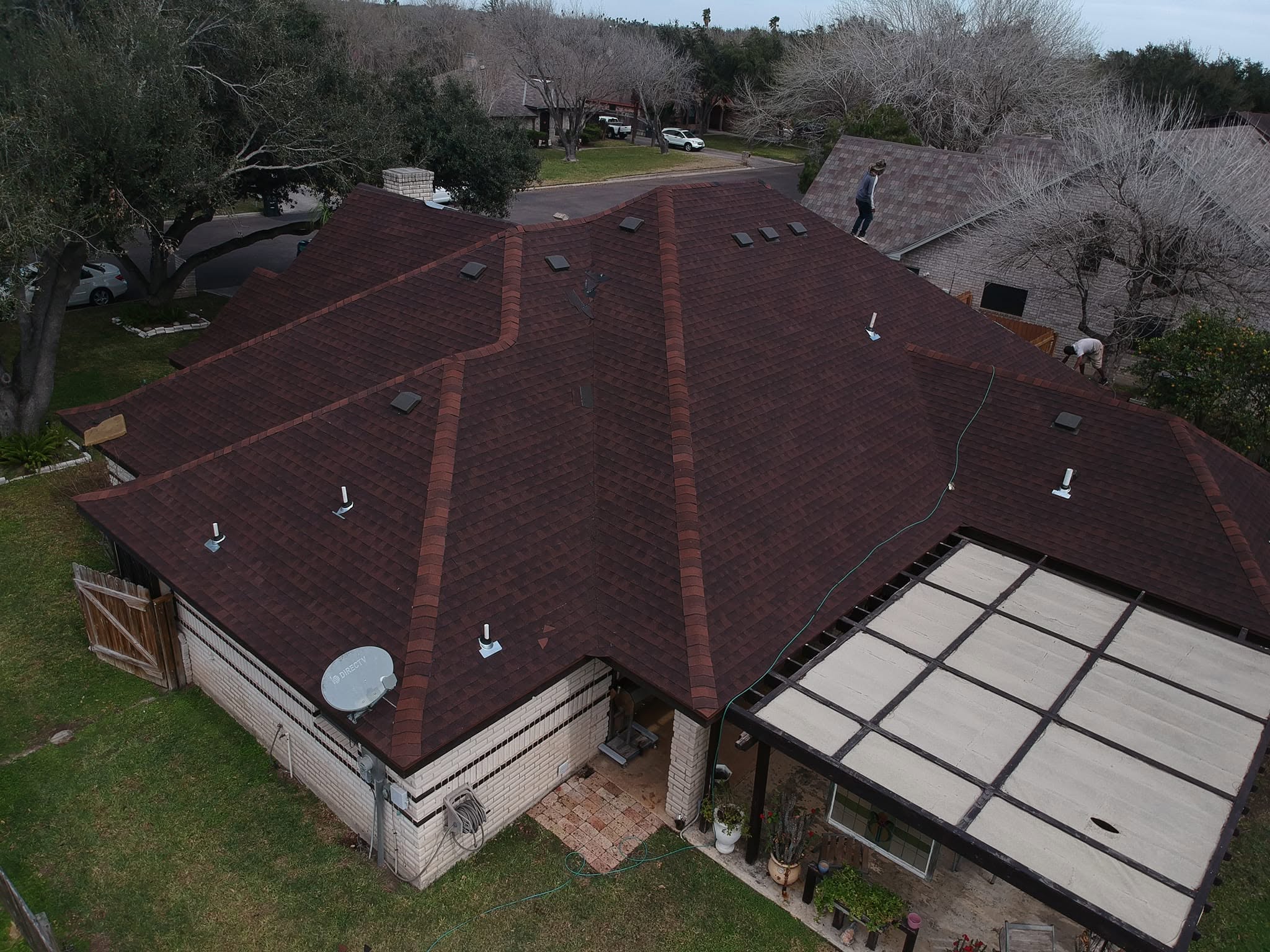 Completed home exterior