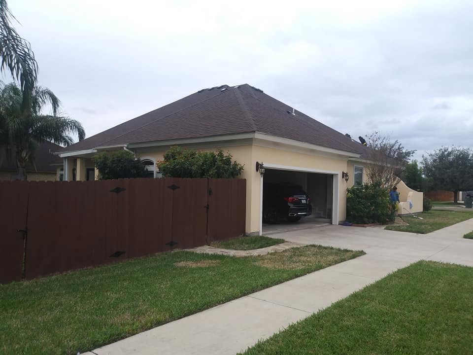 Reroof finished — 30 year architectural shingles, Rio Grande Valley TX